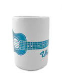 Teal Ukulele Mug (Wrap Around)