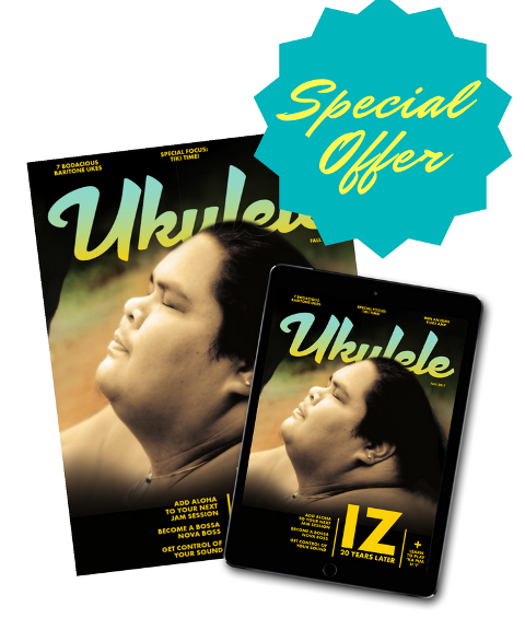 Ukulele Magazine Subscription Add 1 Year for $18