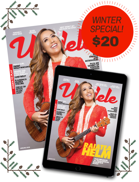Ukulele Magazine Winter Subscription Sale
